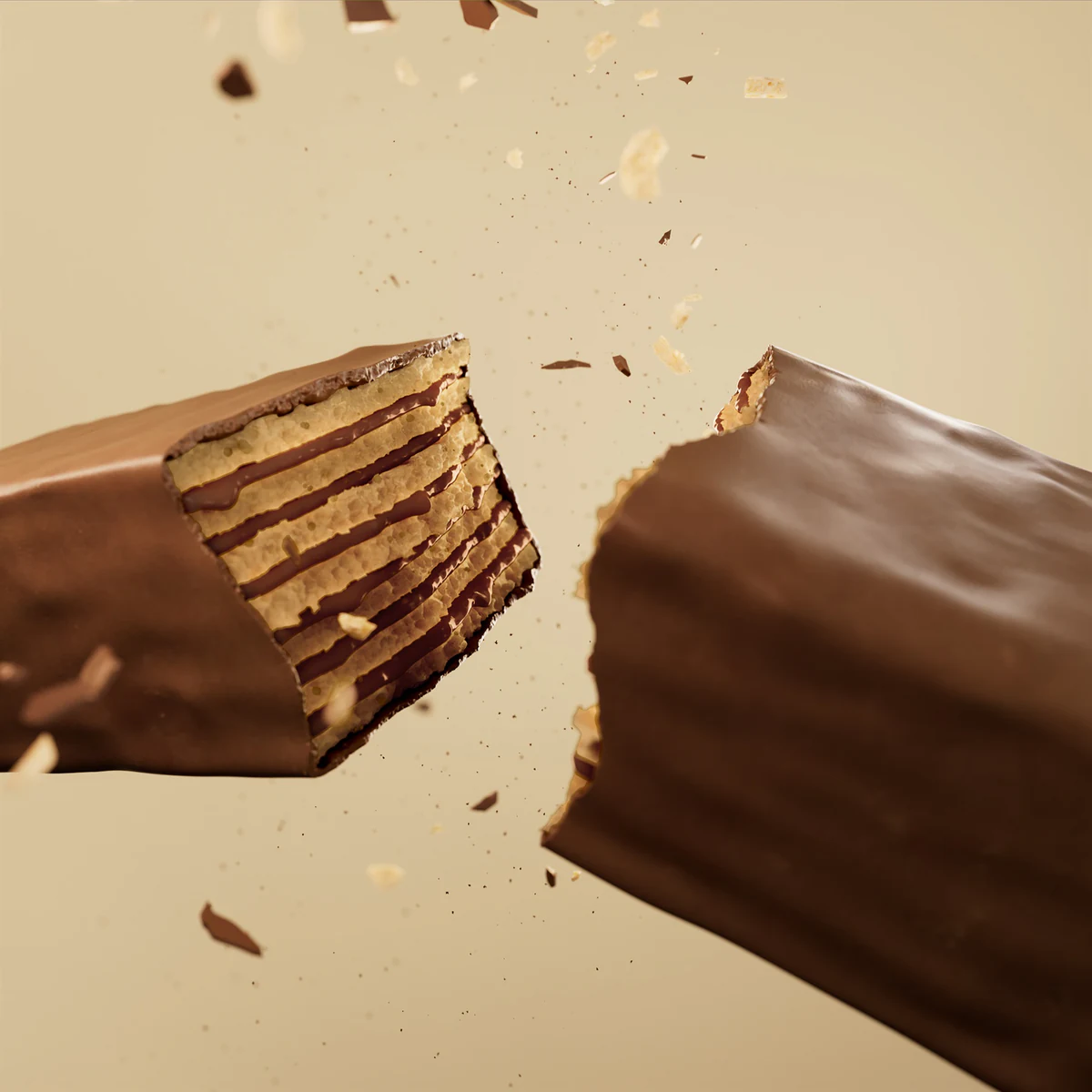 Gandour Chocolate Wafer Animation