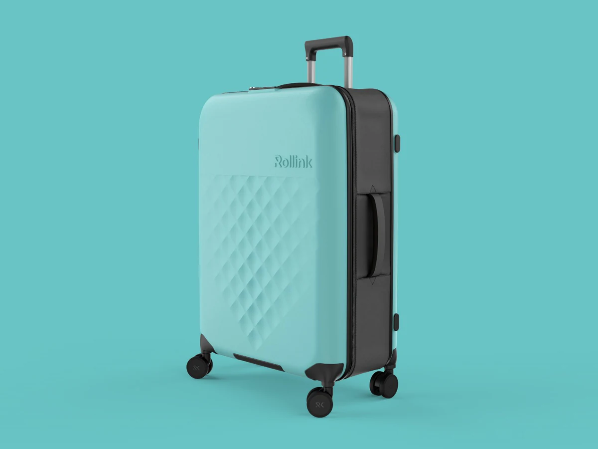 Rollink Flex 360 perspective render, Aquifer colourway