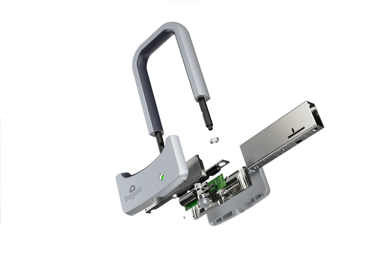 Squire lock exploded rendering, master render