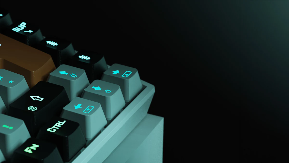 G-Lab Keyz Titanium edge detail top-down render