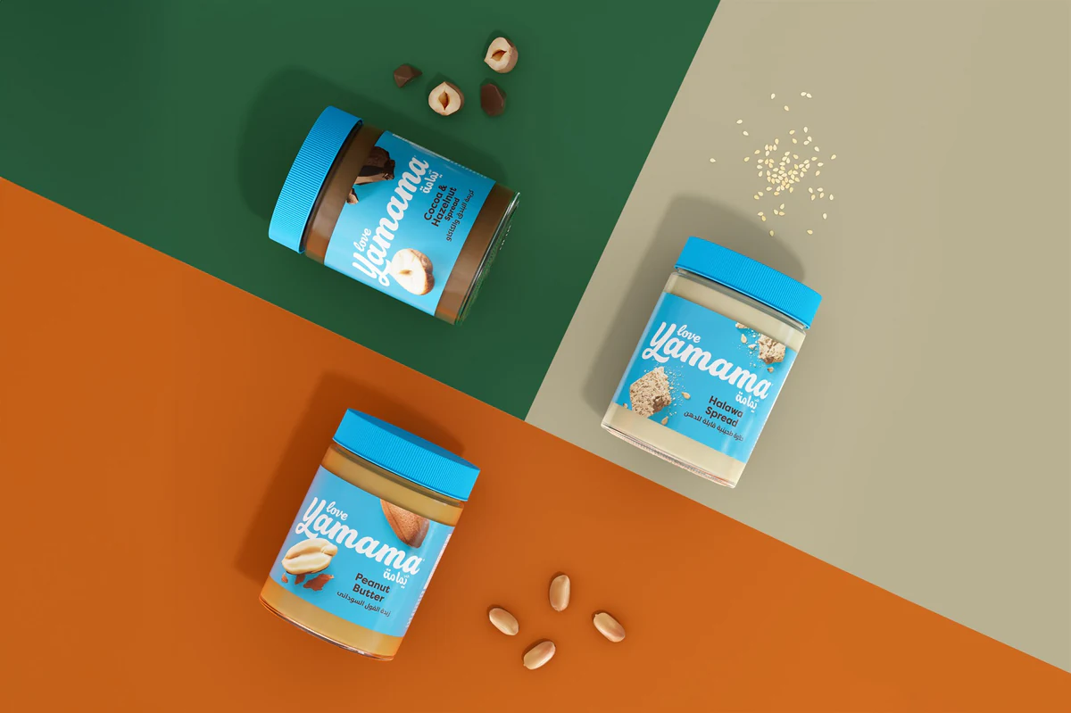 Gandour Yamama spread creative hero 3D render