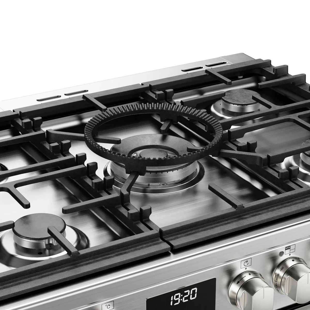 Glen Dimplex Sterling DF DX 1000, wok-hob close-up