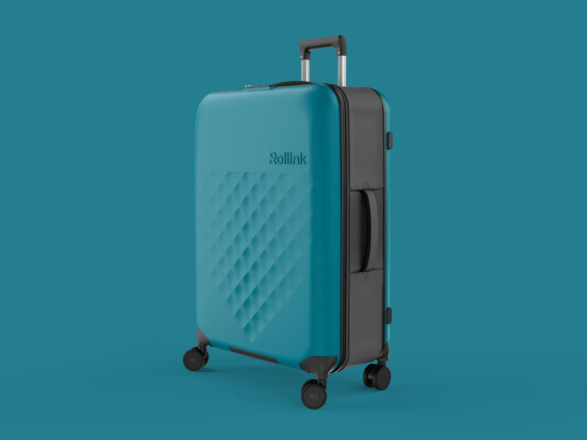Rollink Flex 360 perspective render, Deep Lagoon colourway