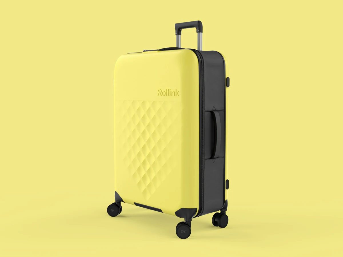 Rollink Flex 360 perspective render, Yellow colourway