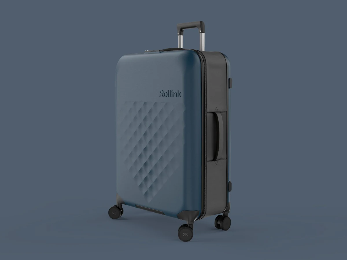 Rollink Flex 360 perspective render, Atlantic Blue colourway