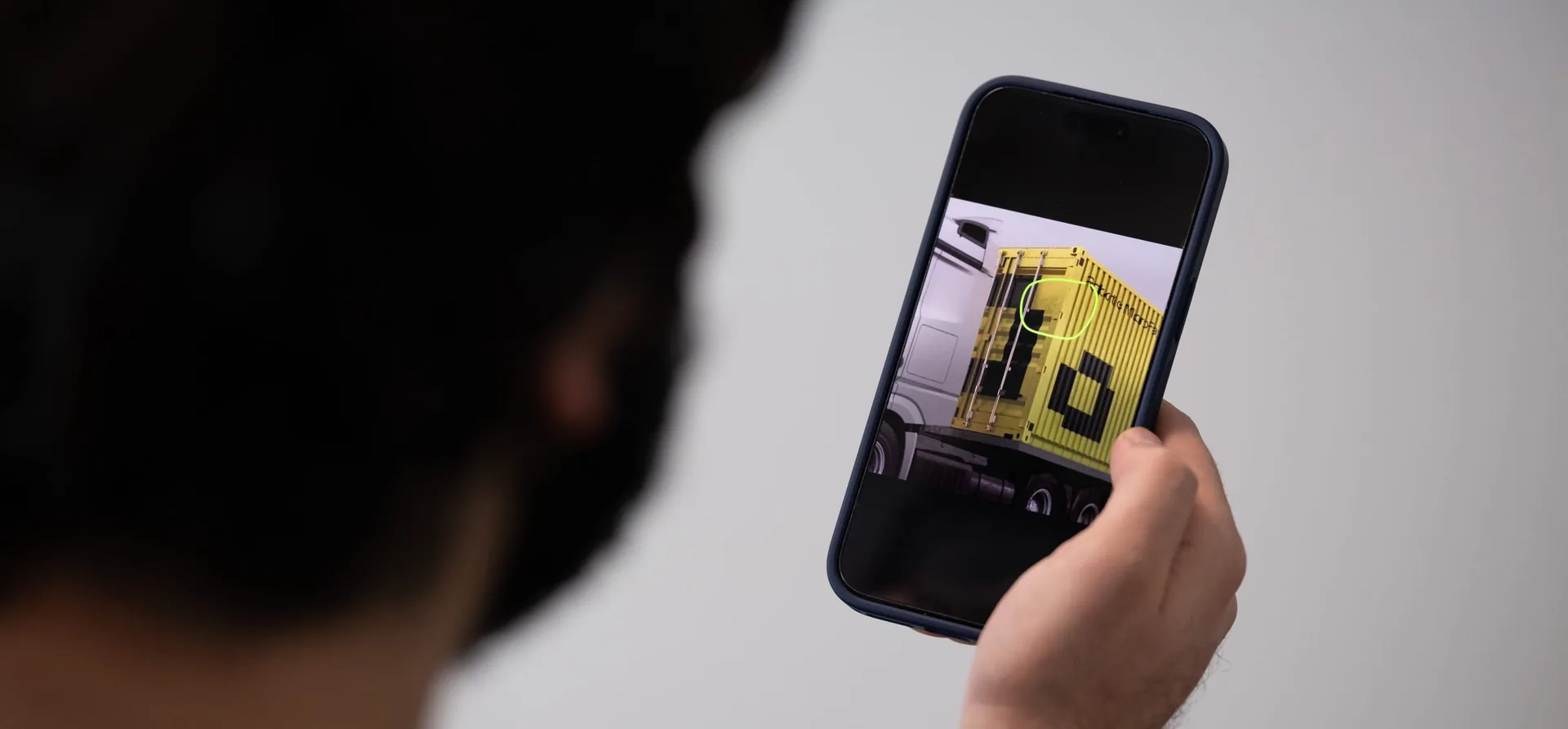 XO3D artist reviewing AUAR MicroFactory scene in Cinema 4D during production