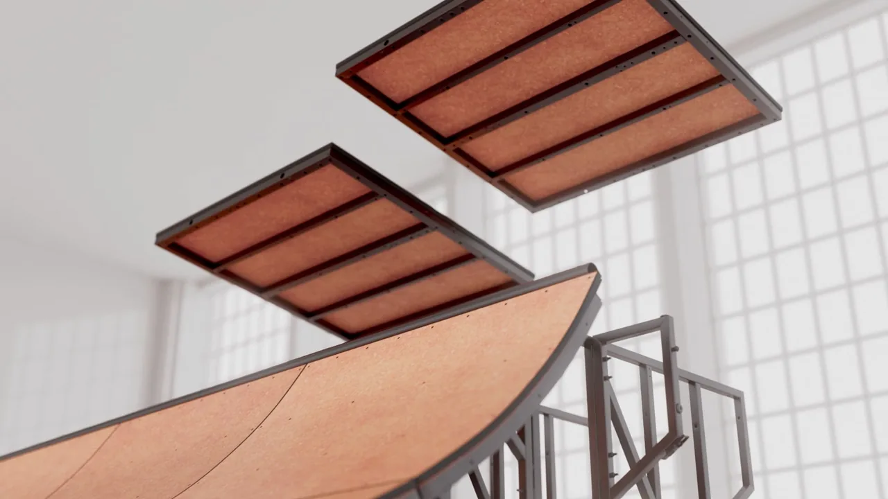 Nanuskate modular skate ramp CGI