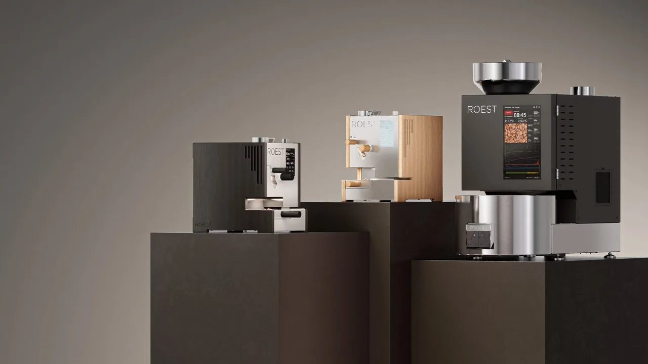 ROEST sample coffee roaster CGI