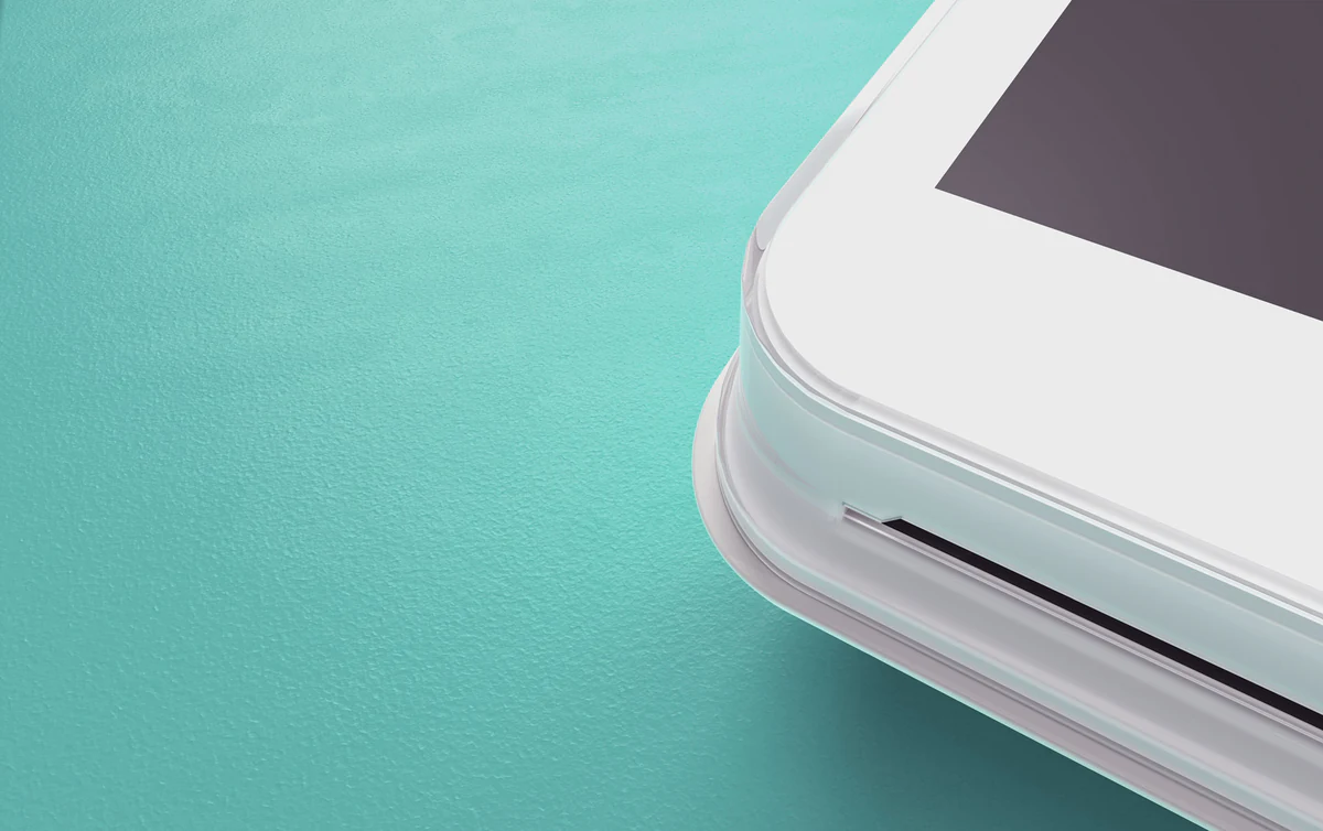 Dojo Go card slot close-up CGI render