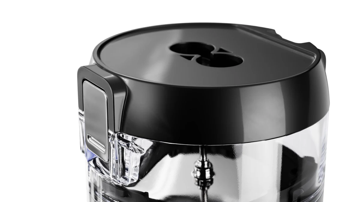 Caffe2go Presso XI, lid closeup product render