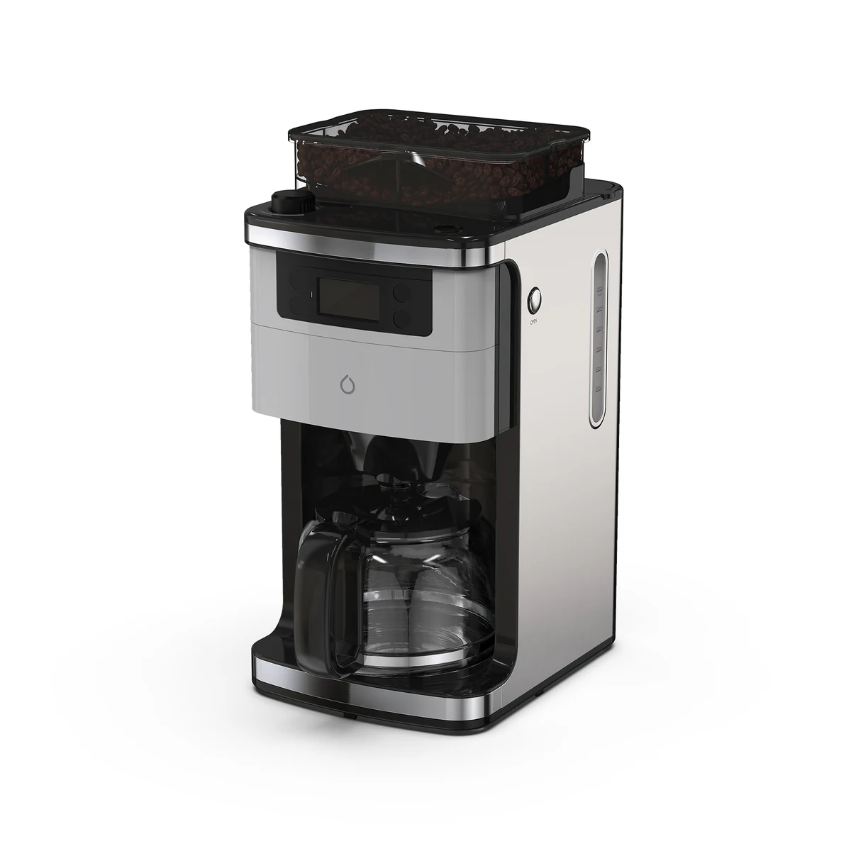Smarter AM coffee machine isometric view product render in grey