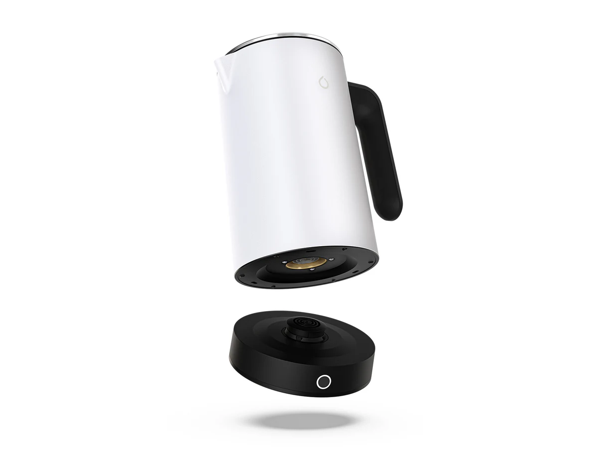 Smarter iKettle exploded product render, White colourway