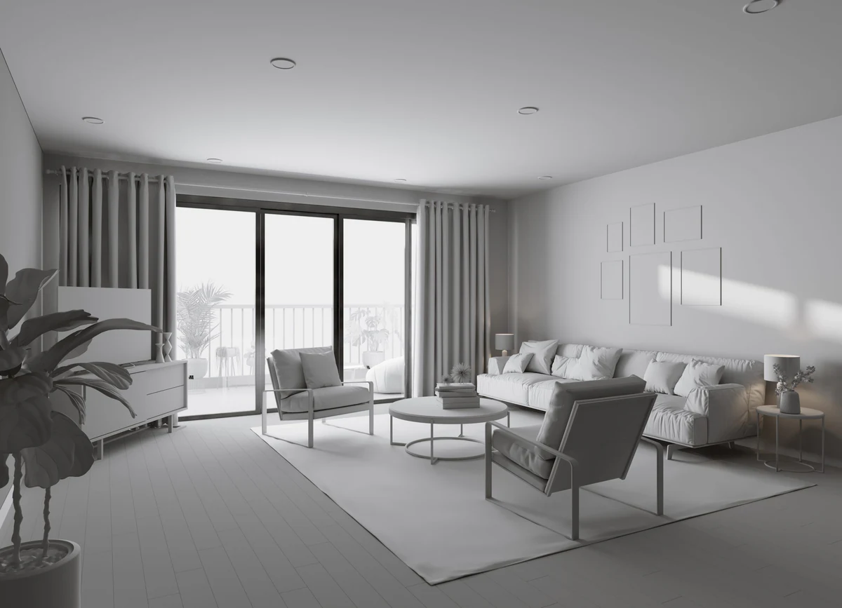 Room-set marketing render