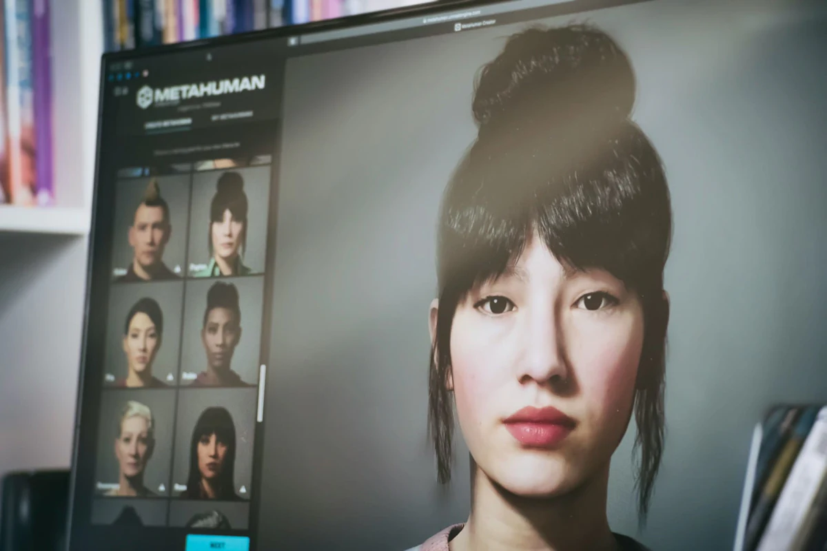 A screenshot of metal human