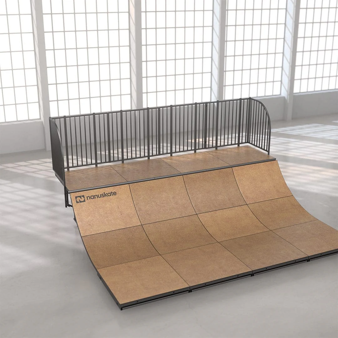 Nanuskate raw pass, untextured ramp geometry render