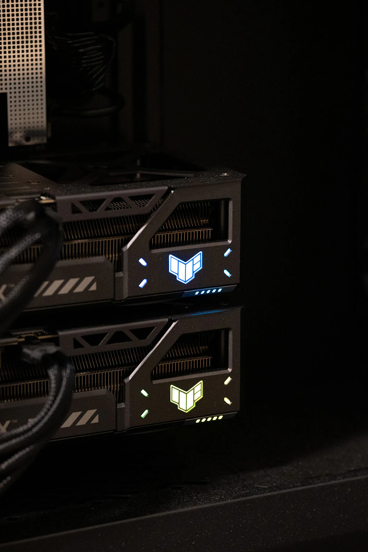 XO3D GPU server fitted with two NVIDIA RTX 5090s.