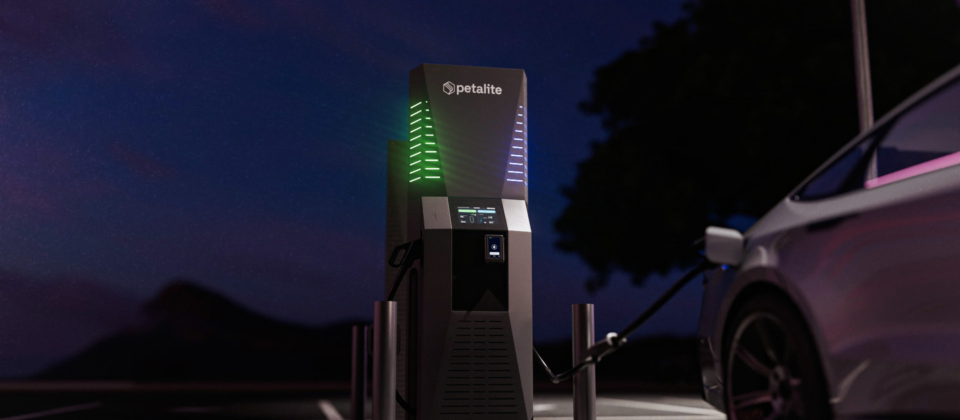 EV and cleantech CGI — Petalite hero render by XO3D Studio