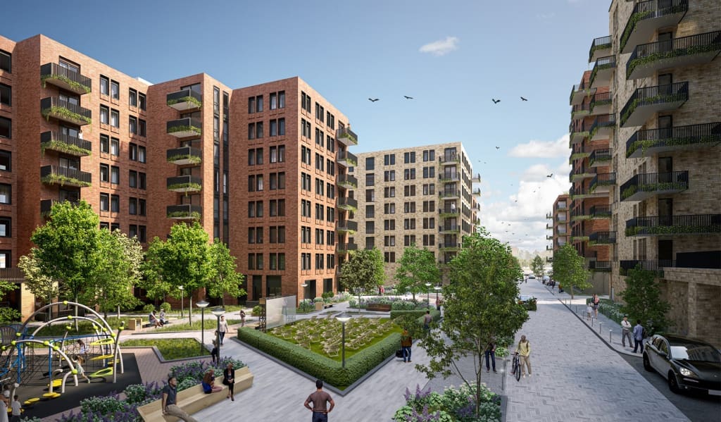 Masterplan Render Rom Valley Parade Impact Capital 3D Render