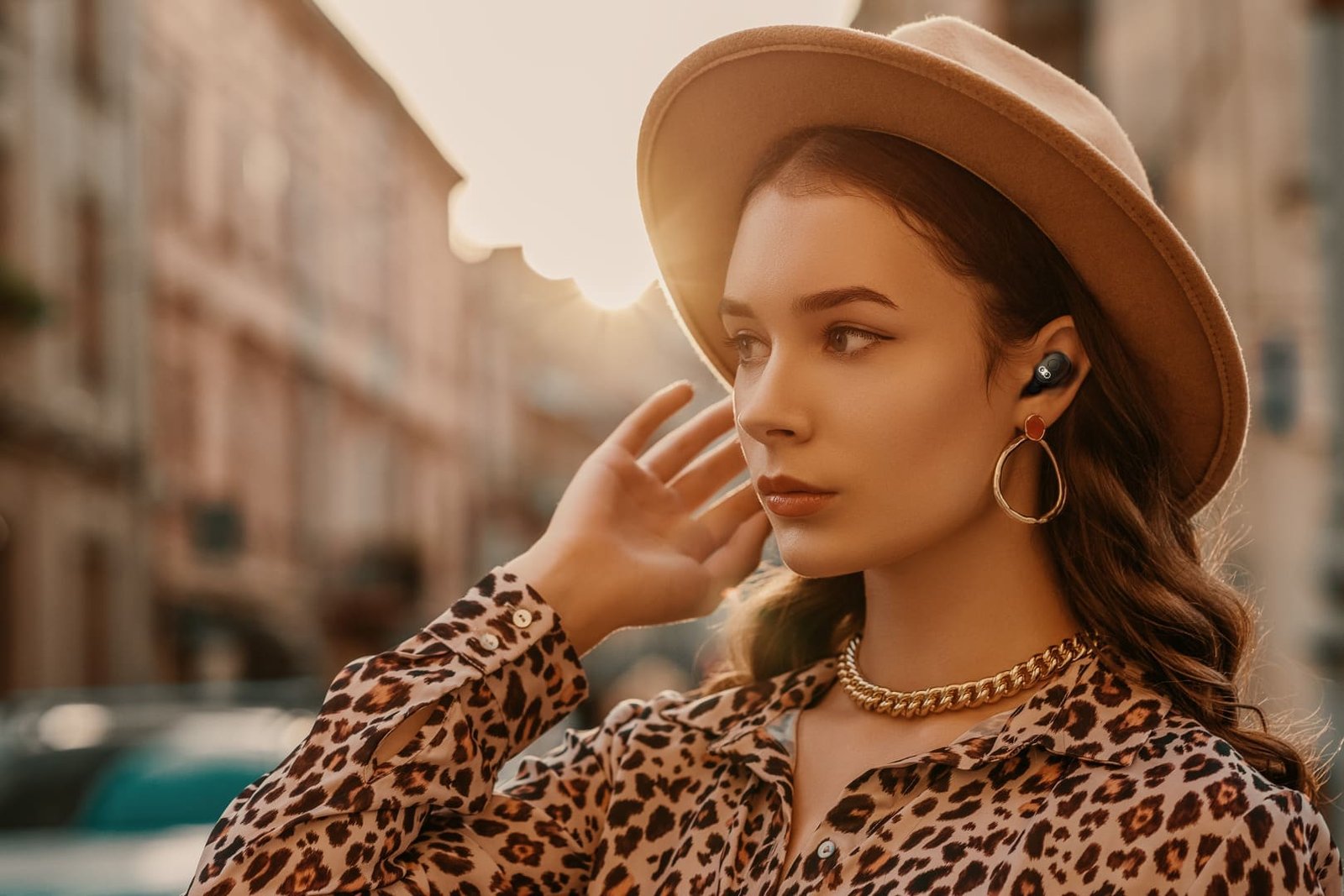 Marketing Images Bluetooth Earphones Lifestyle Render