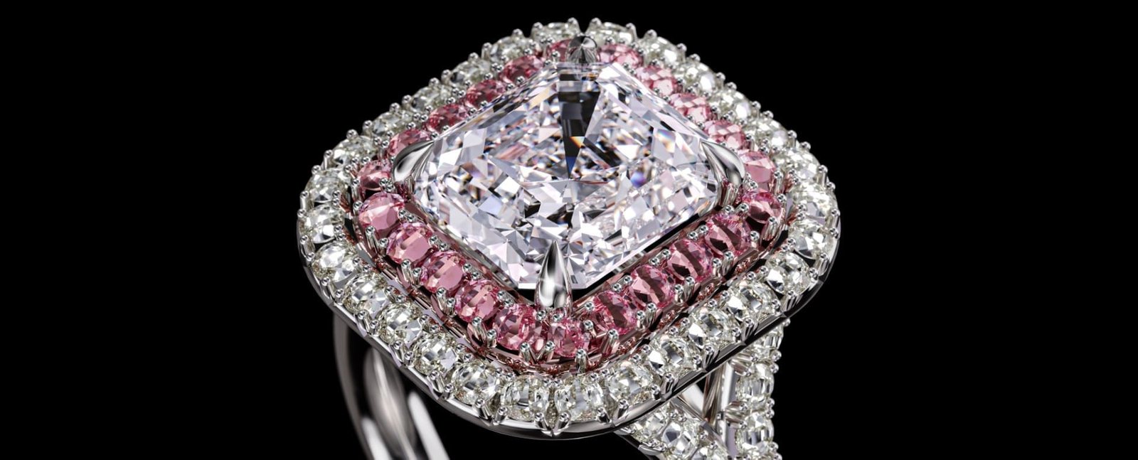 Cocktail Ring Jewellery Rendering