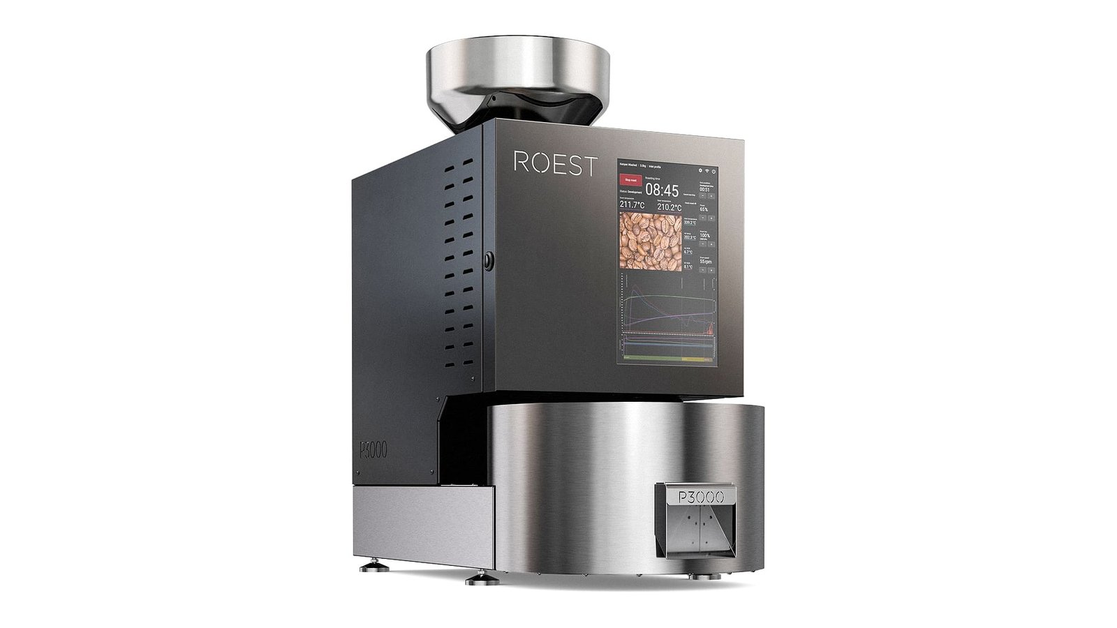 ROEST P3000 coffee roaster CGI still