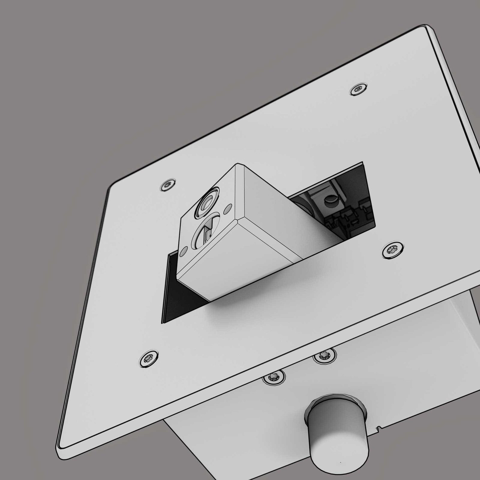 Engineering CAD wireframe — pre-manufacture starting point