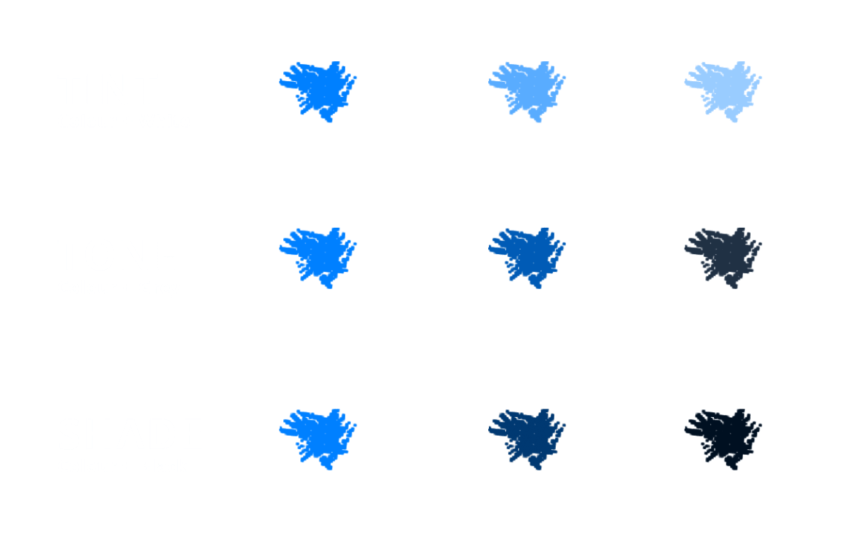 Mixing Colours Palette