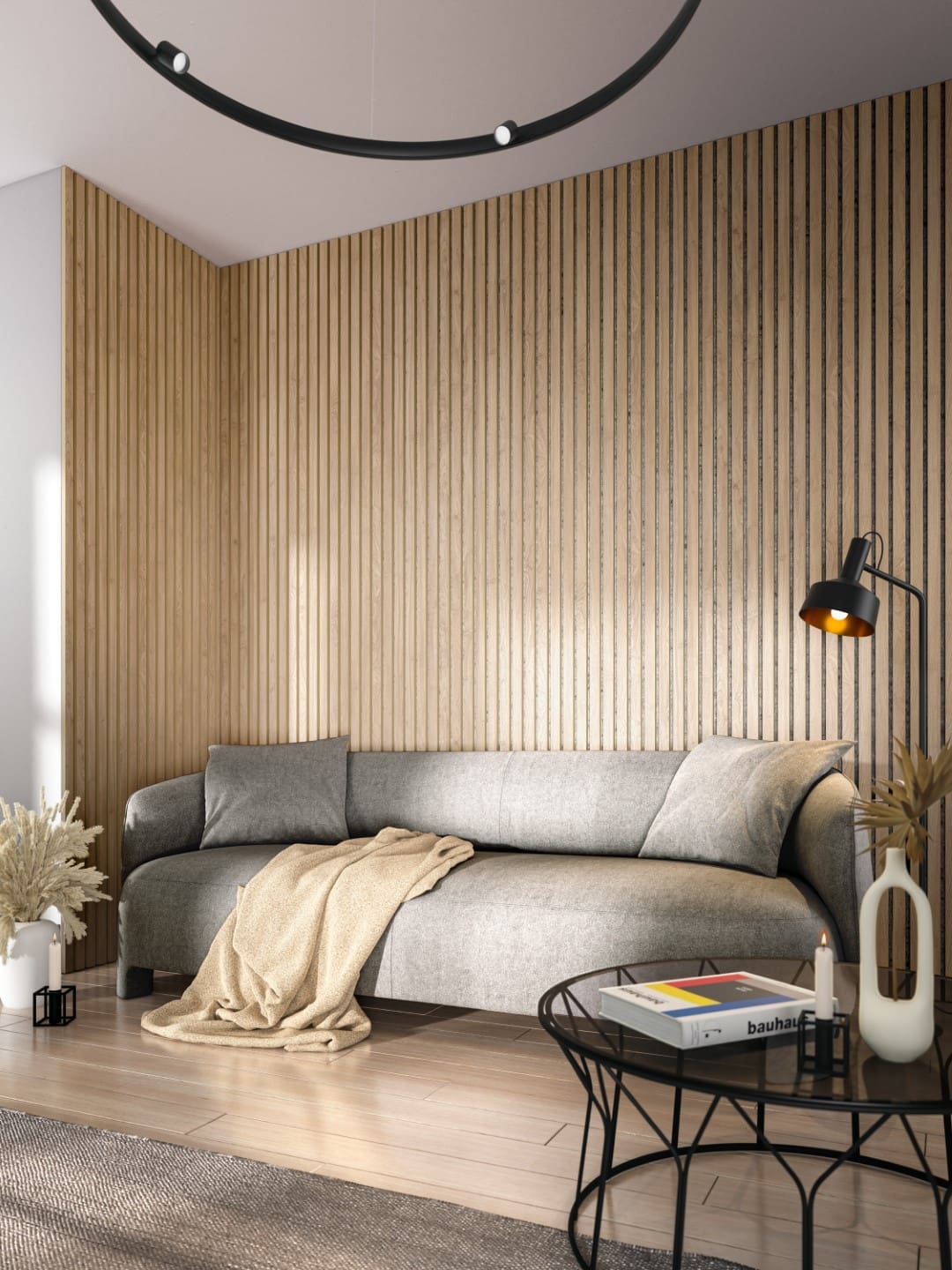 Product VR Wood Panelling Lifestyle Visualisation