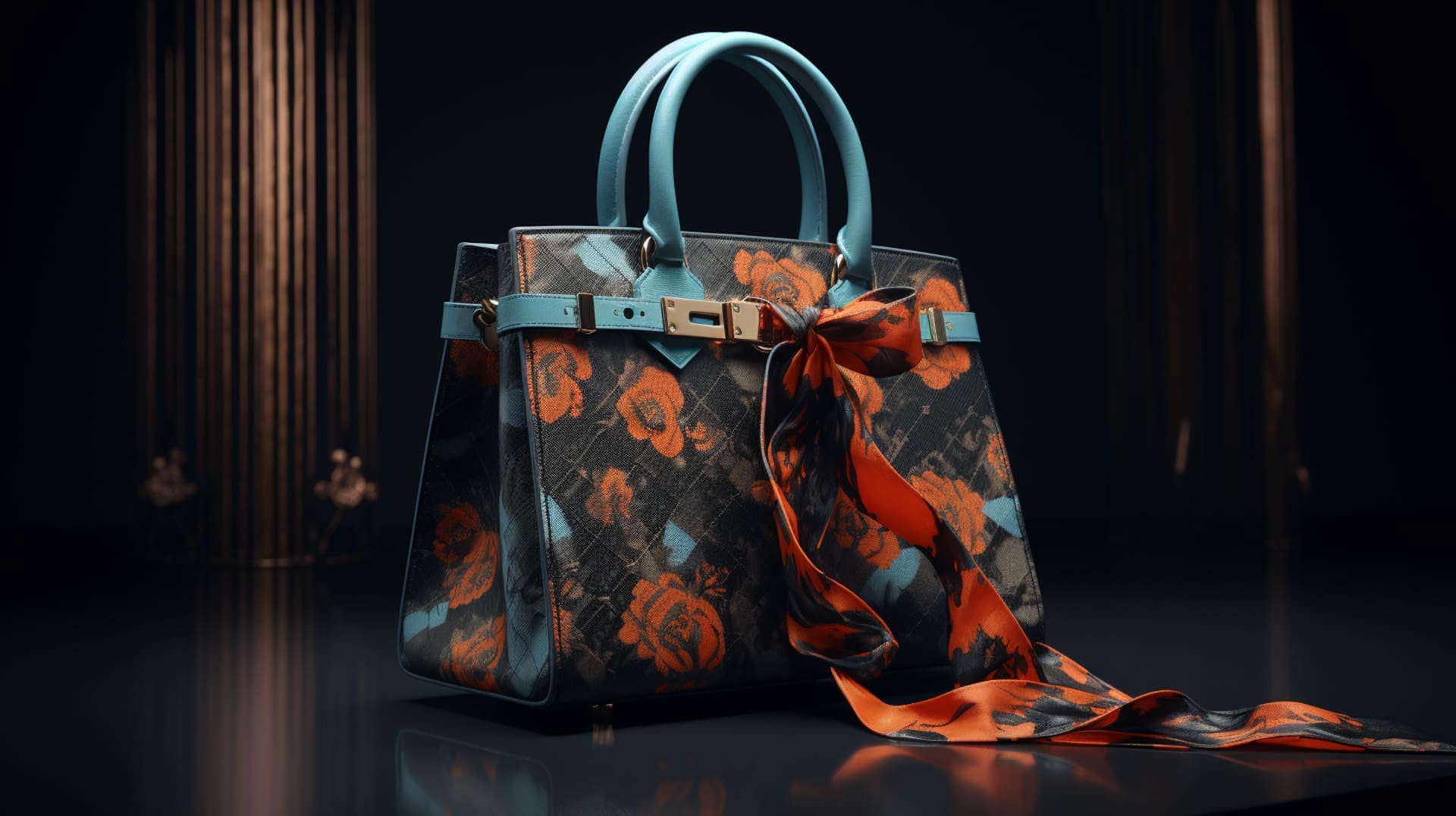 Fashion Design 3D Rendering Bag