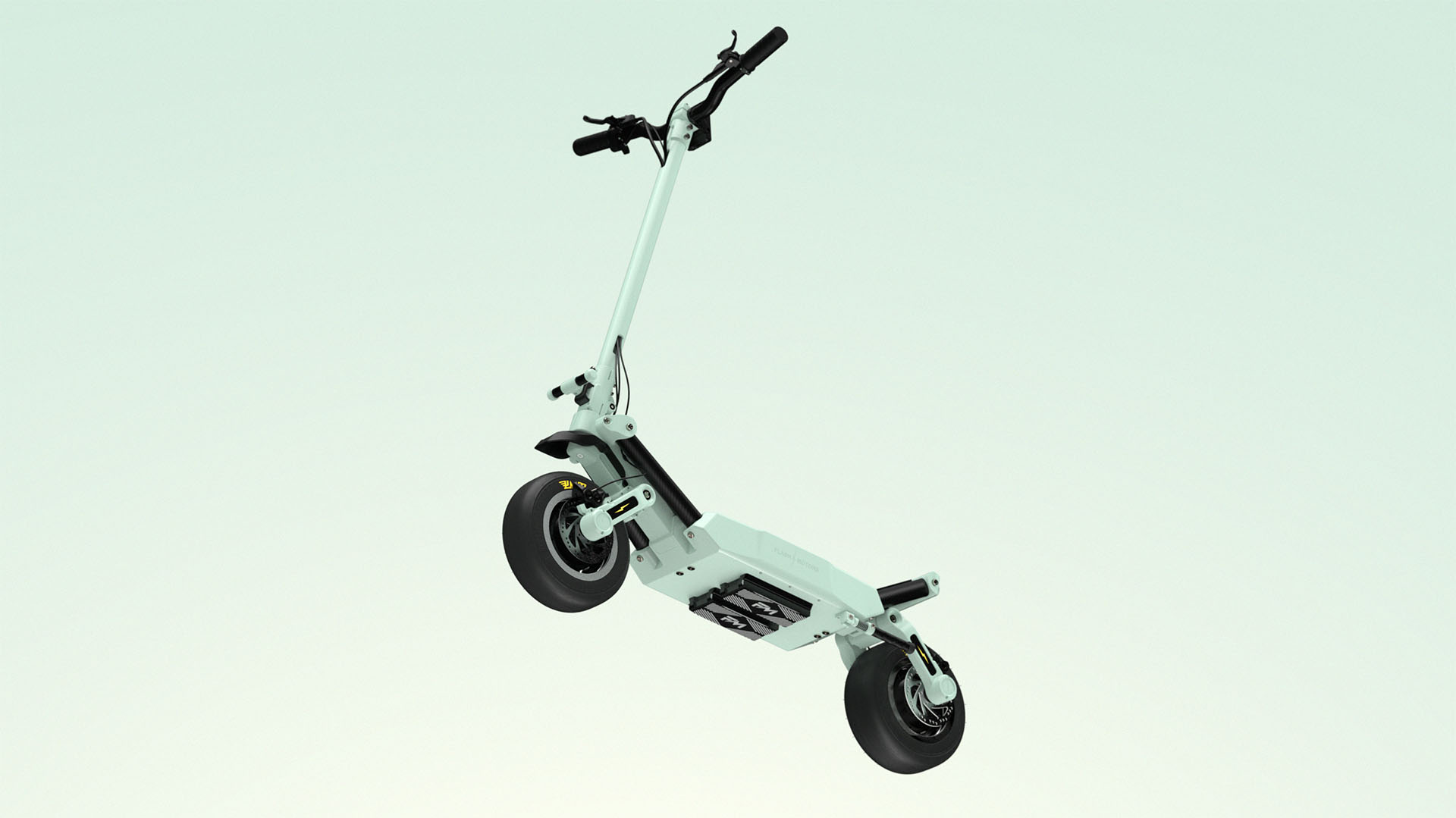 Scooter 3D product rendering for global company
