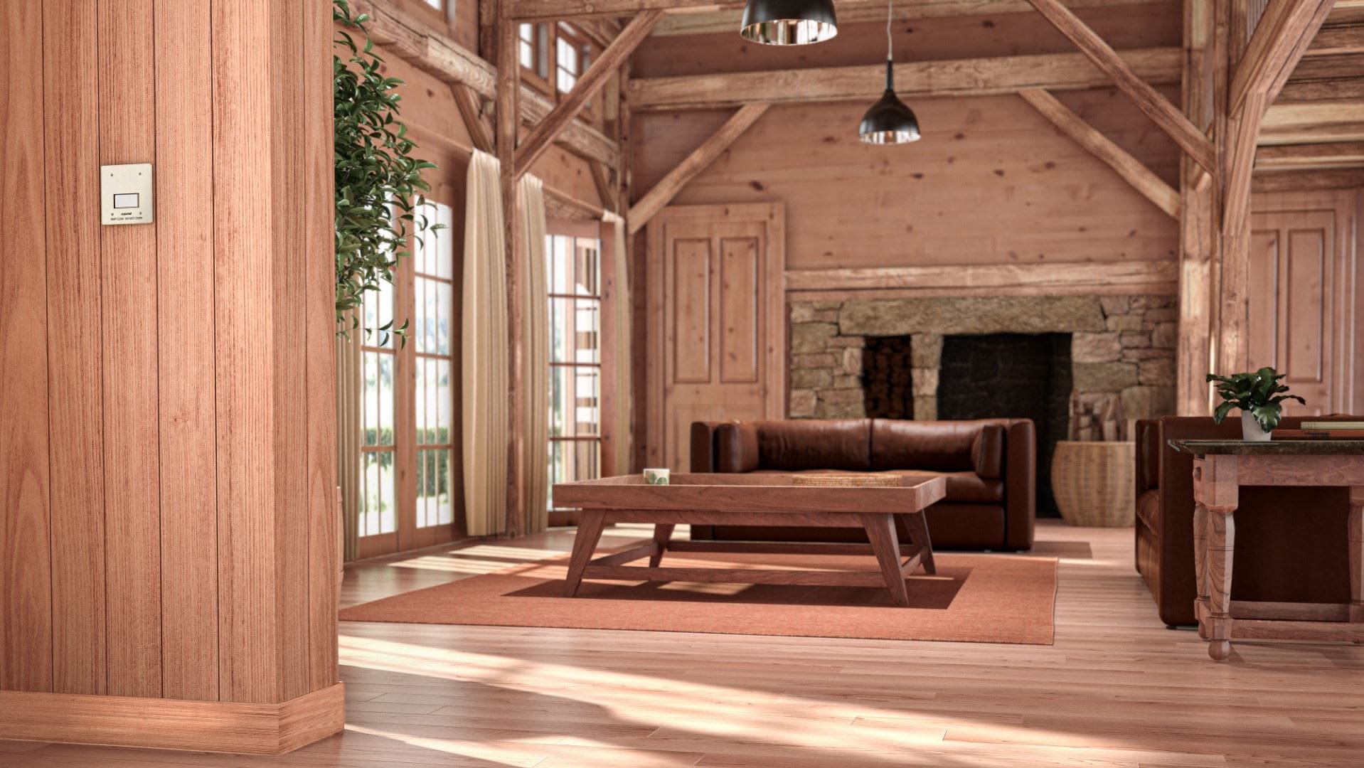 Plumis Automist - Cabin Interior CGI - Wooden