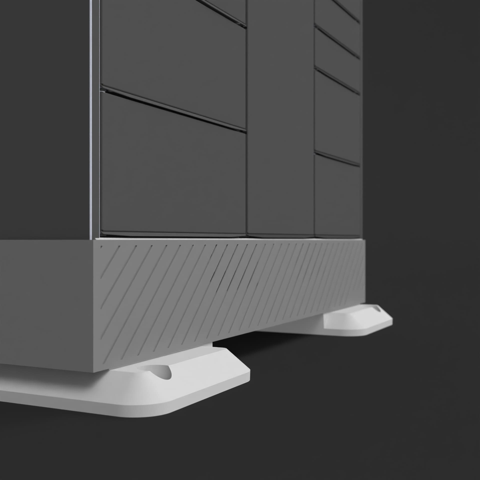 Bloq.it -Smart Locker Product Renders FEET