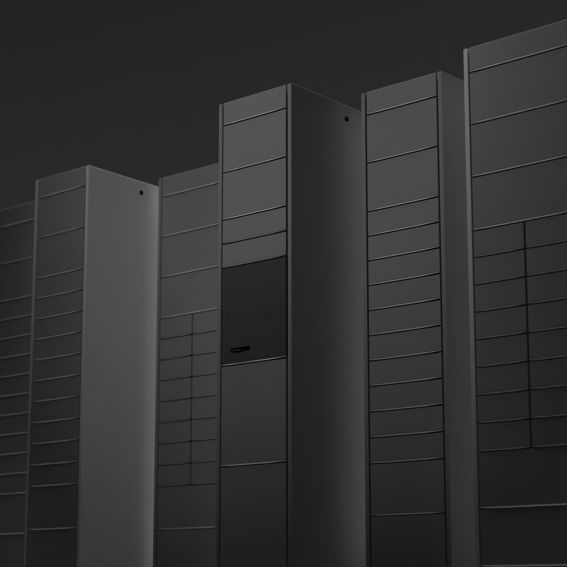 Bloq.it -Smart Locker Product Renders - TOWERS