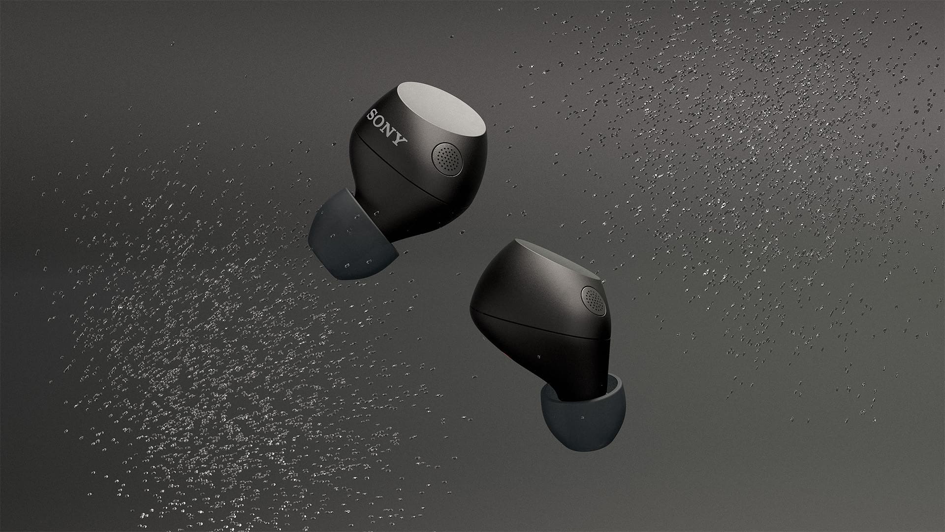 Sony Earphone Animation Simulation Special Effects 3D render